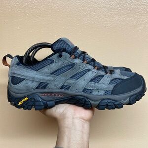 Merrell Moab 2 Ventilator Waterproof Hiking Shoes Beluga Size 8.5 J06015